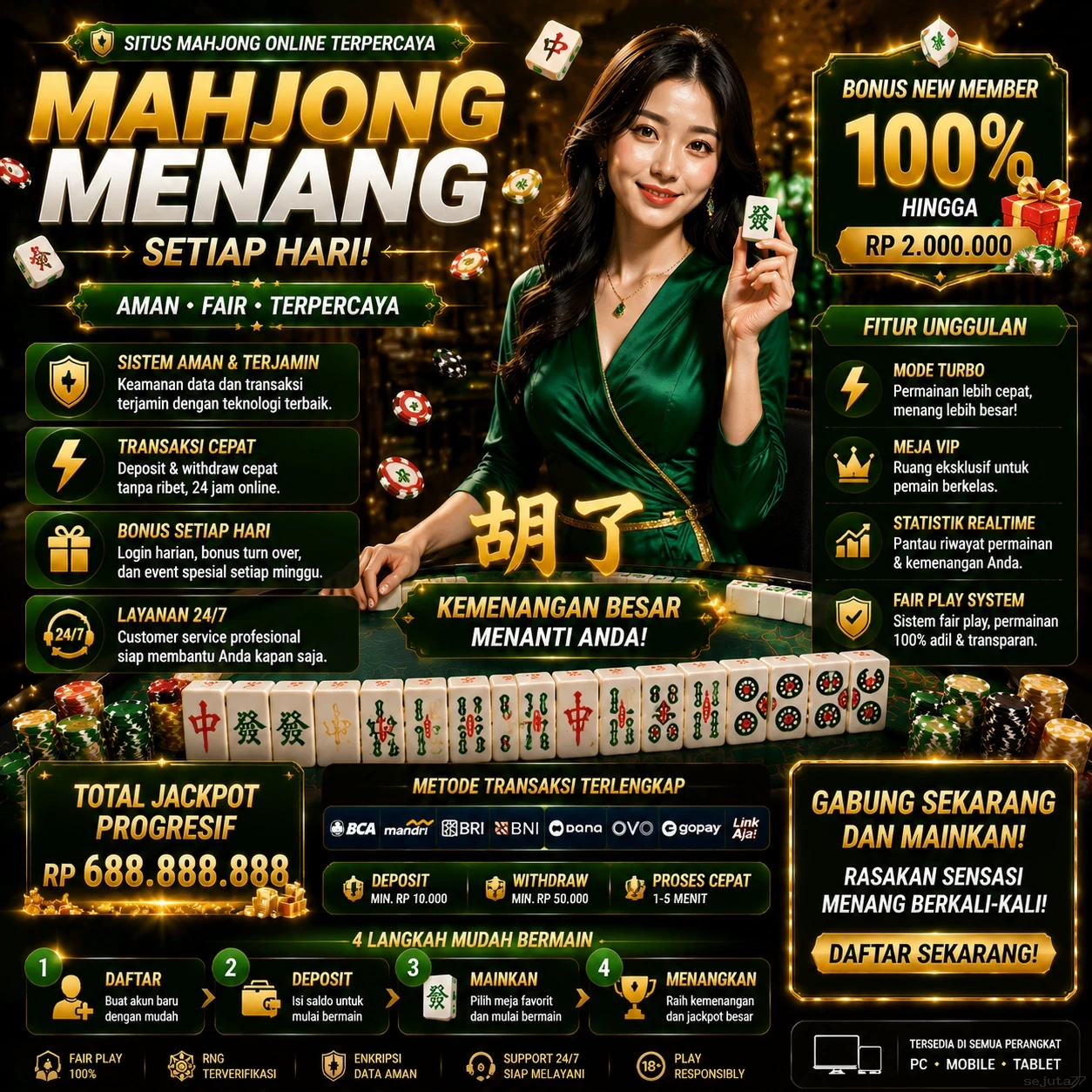 Cara Daftar dan Memulai Aplikasi di sejuta77